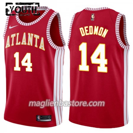 Maglia NBA Atlanta Hawks Dewayne Dedmon 14 Nike Classic Edition Swingman - Bambino